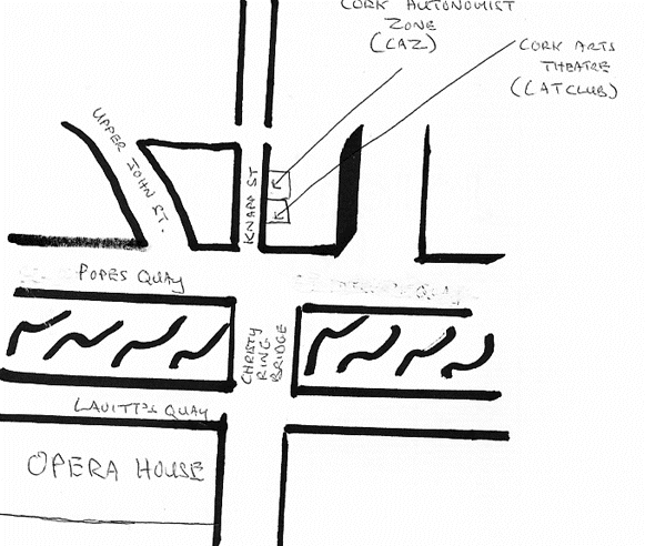 Map of CaZ in Cork